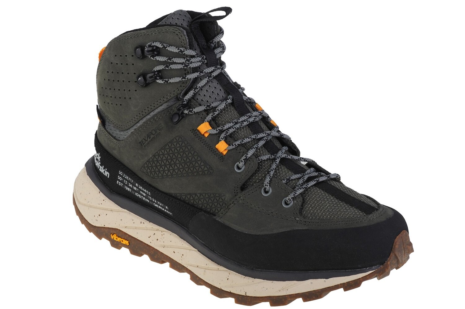 

Ботинки Jack Wolfskin Terraquest Texapore Hiking, зеленый