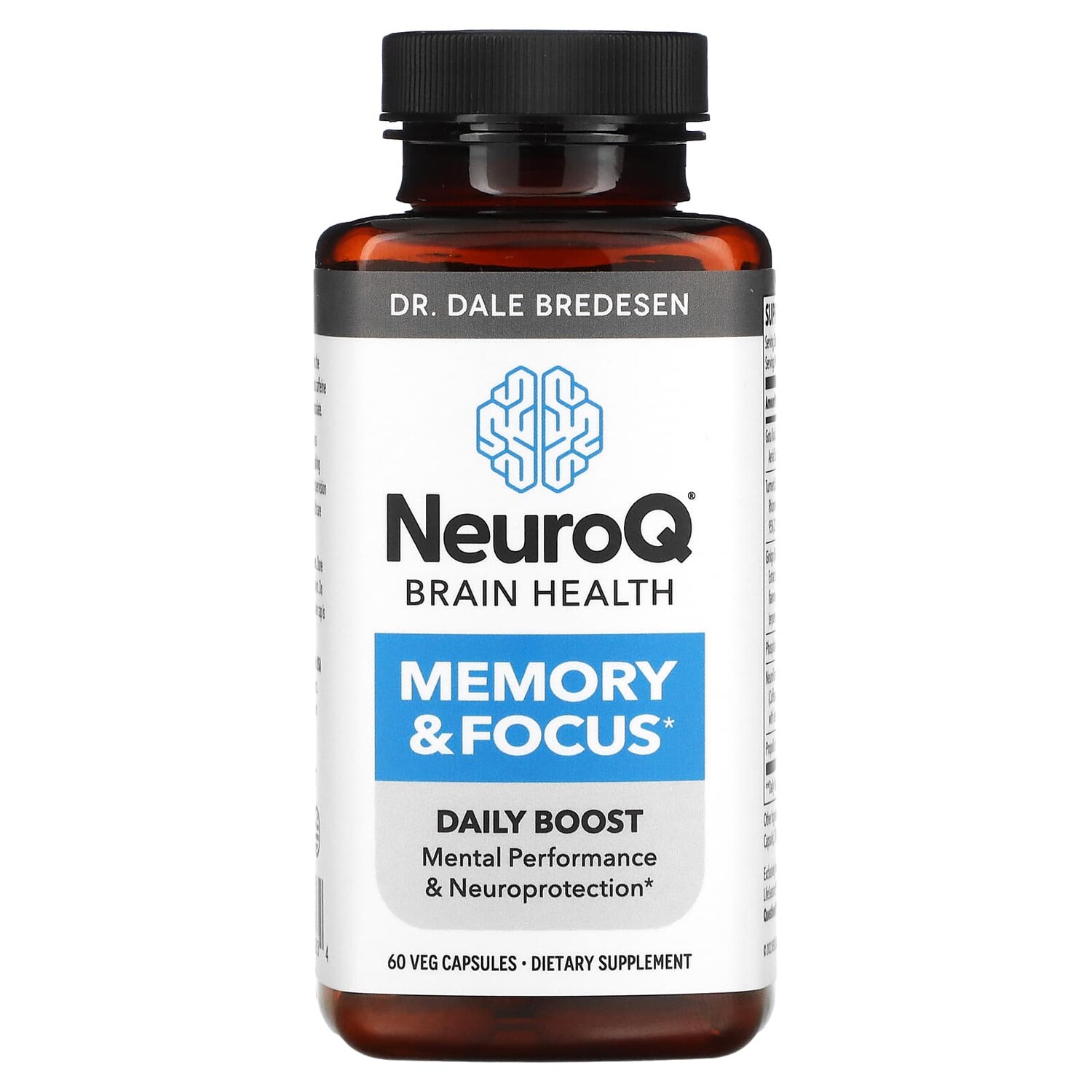 

NeuroQ Brain Health, 60 растительных капсул, LifeSeasons