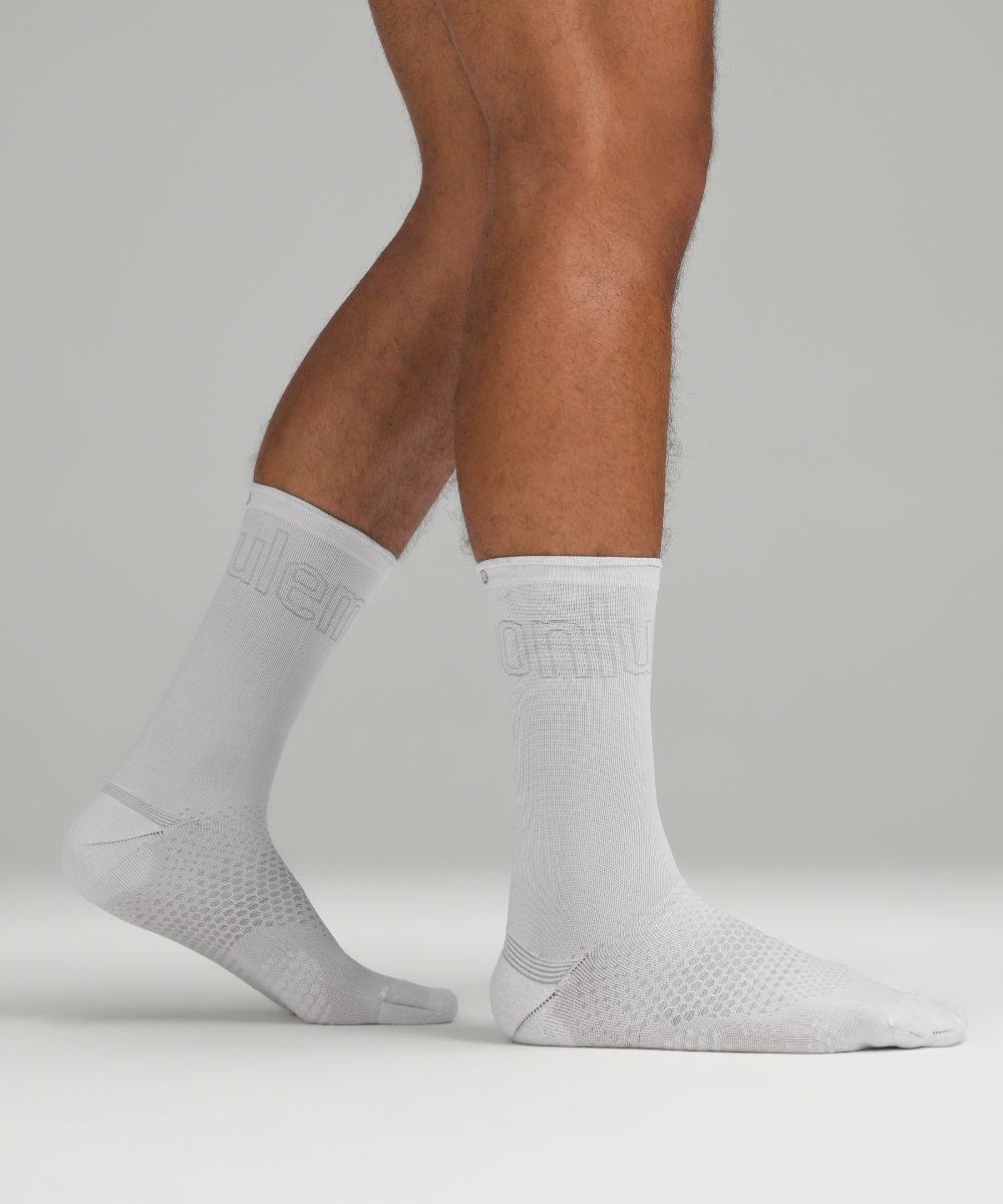 Мужские носки с круглым вырезом MacroPillow Lululemon, белый