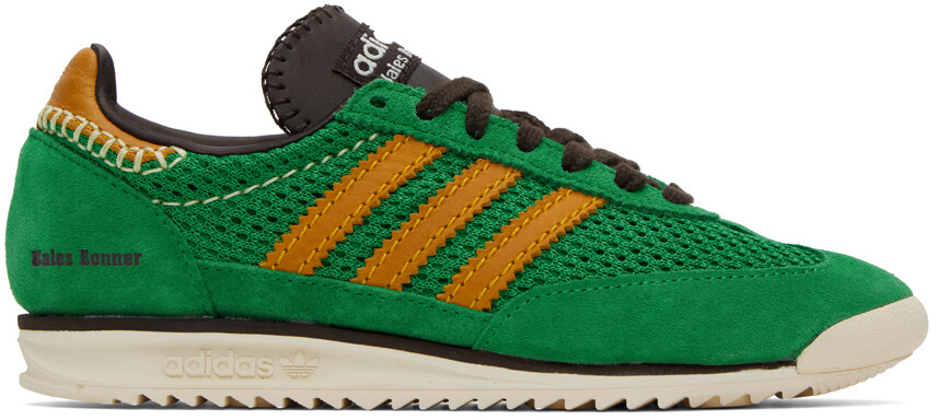 

Зеленые кроссовки adidas Originals Edition SL72 Wales Bonner