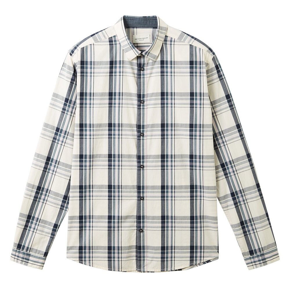 

Рубашка Tom Tailor 1037436 Checked, белый
