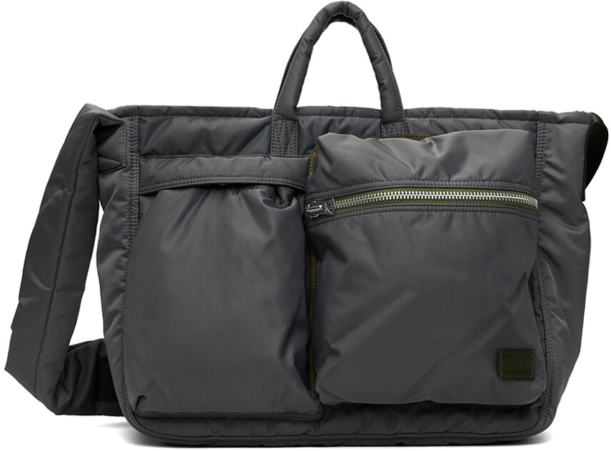 

Серая сумка-тоут Porter Edition sacai