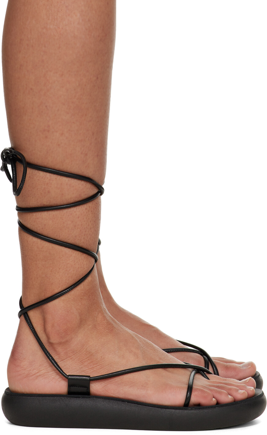 

Черные комфортные сандалии Diakopes Ancient Greek Sandals