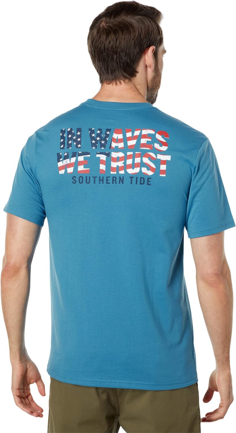 

Футболка In Waves We Trust Southern Tide, цвет Deep Water