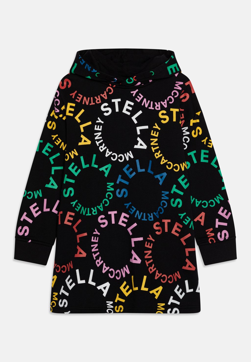 Летнее платье Dress Printed Girl Graphic Logo Stella McCartney Kids, цвет black/colourful чехол broscorp для infinix hot 10s black inf hot10s colourful black