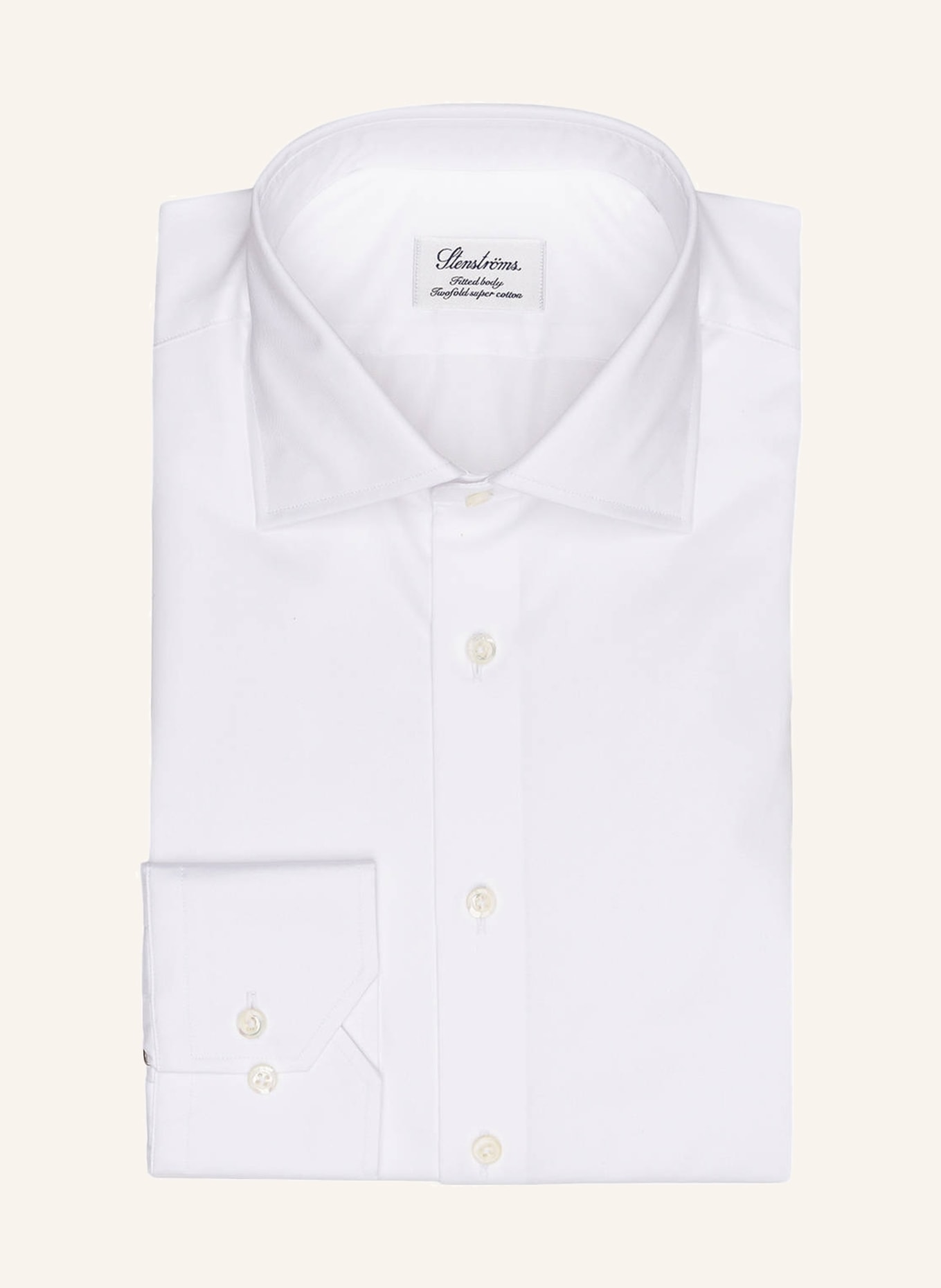 цена Рубашка Stenströms Fitted body, белый