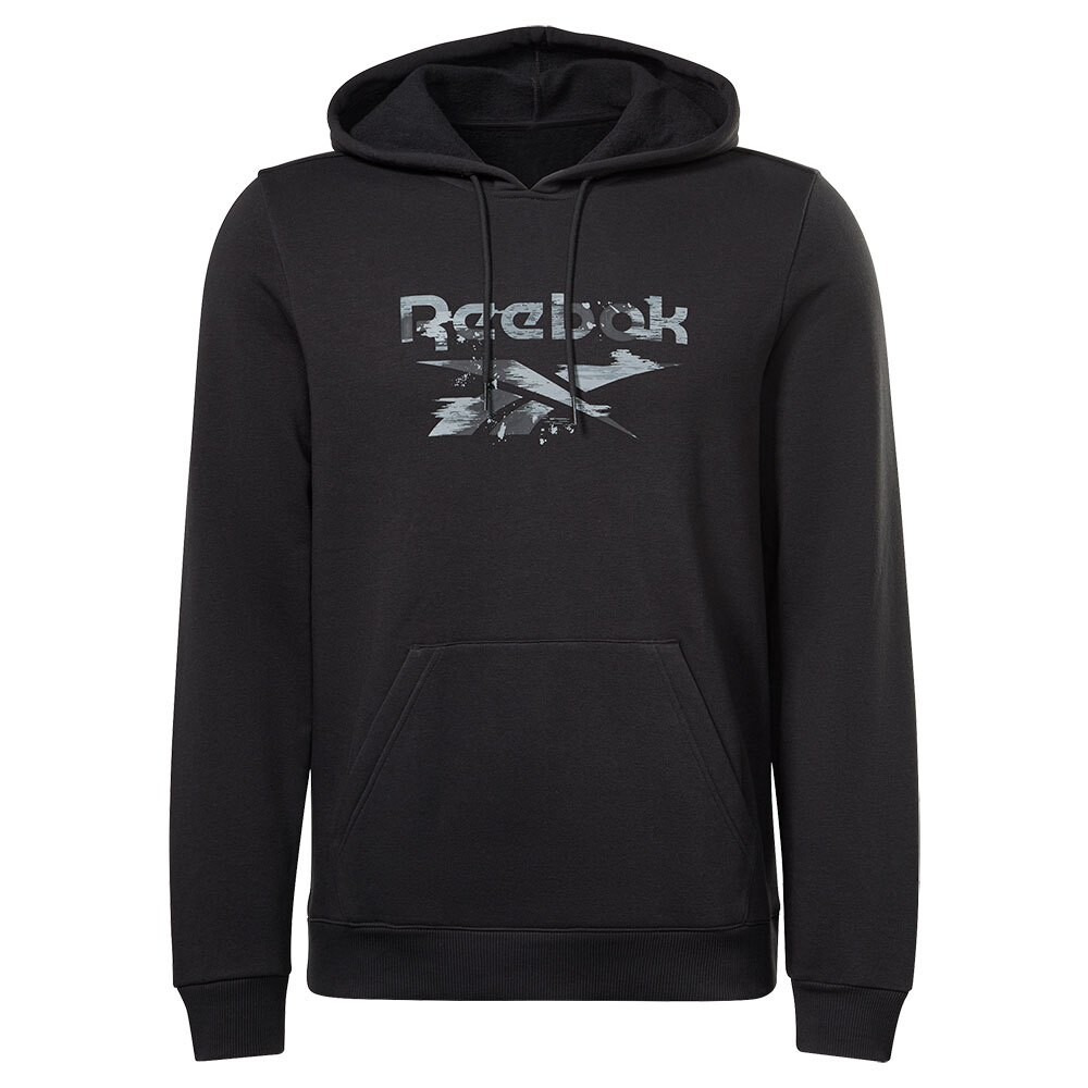 Худи Reebok Identity Modern Camo Fleece, черный