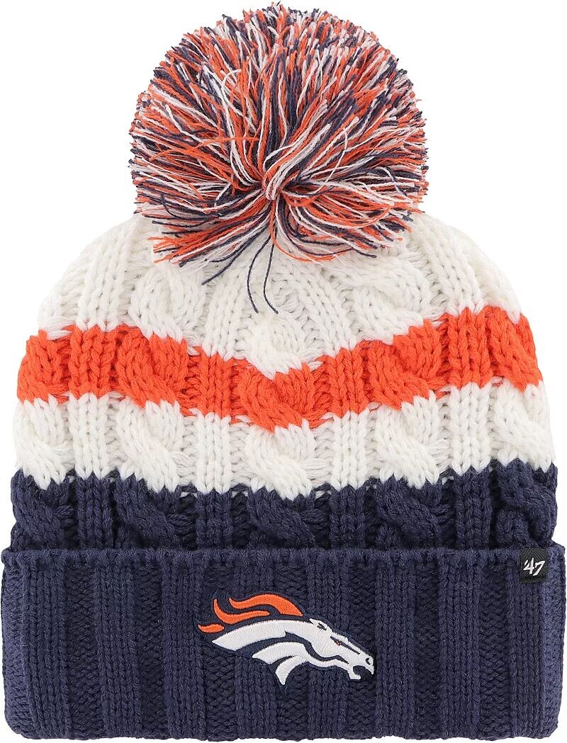 

Женская шапка Denver Broncos '47 белого цвета Ashfield Knit