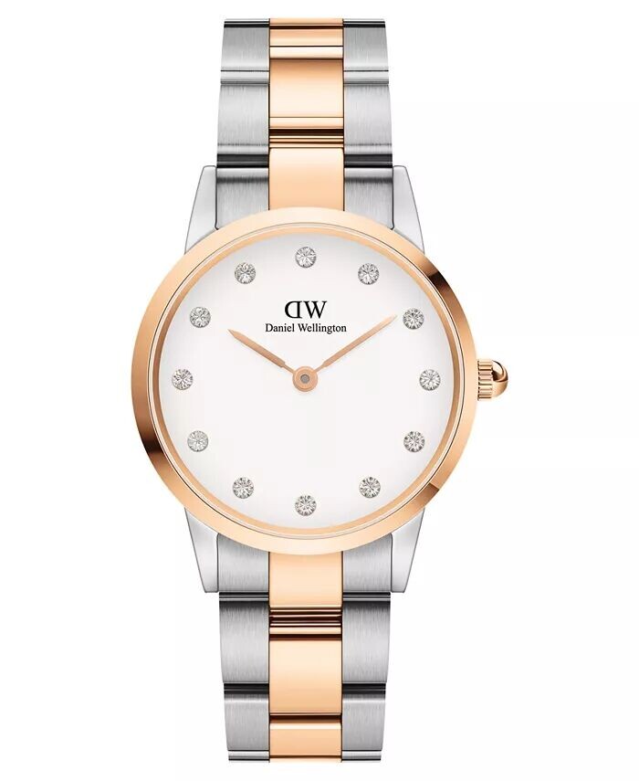 

Женские двухцветные часы Iconic Link Lumine из нержавеющей стали, 28 мм Daniel Wellington, мультиколор