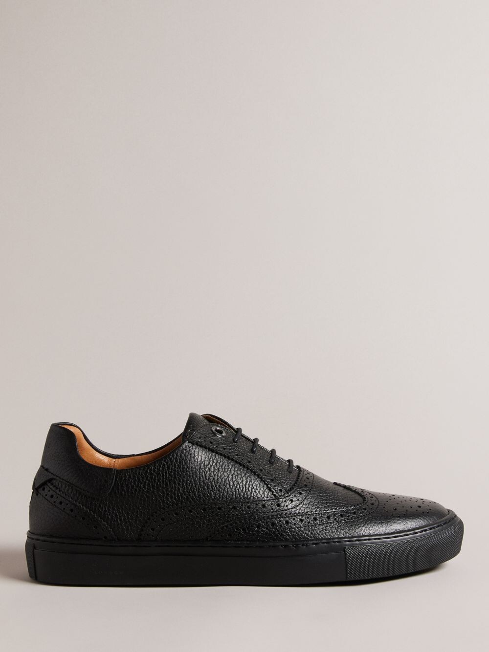 

Гибридные броги из зернистой кожи Ted Baker Dentons, черные