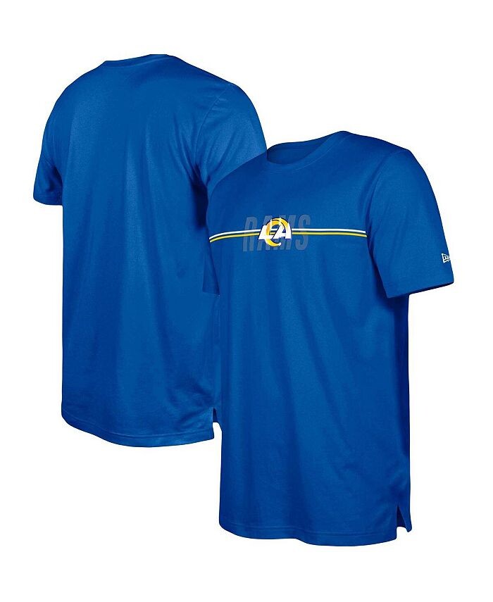 

Мужская футболка Royal Los Angeles Rams 2023 NFL Training Camp New Era, синий