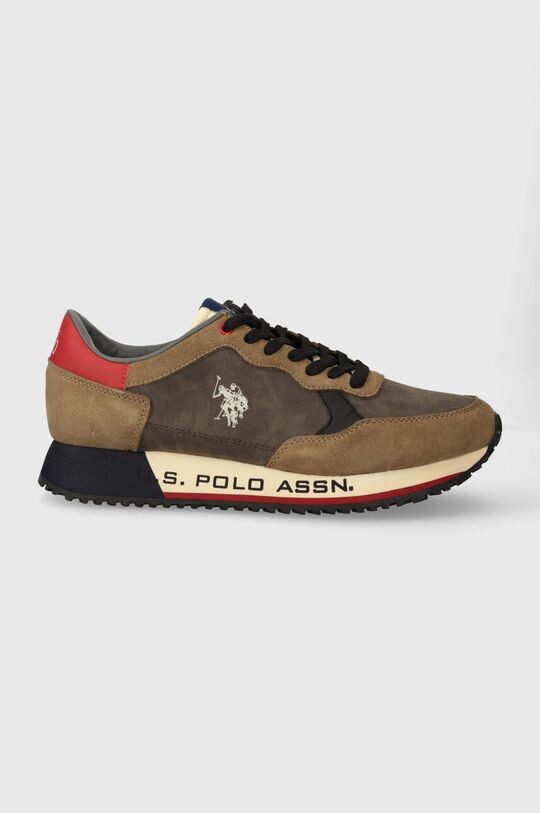 

НАС. Поло Ассн. кроссовки CLEEF U.S. Polo Assn., коричневый
