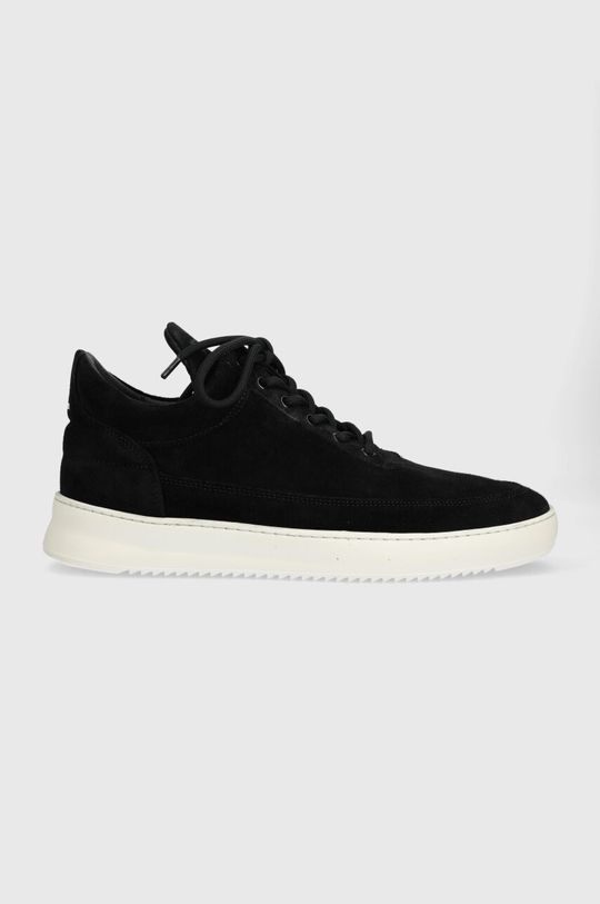 

Кроссовки Low Top Suede из органической замши Filling Pieces, черный