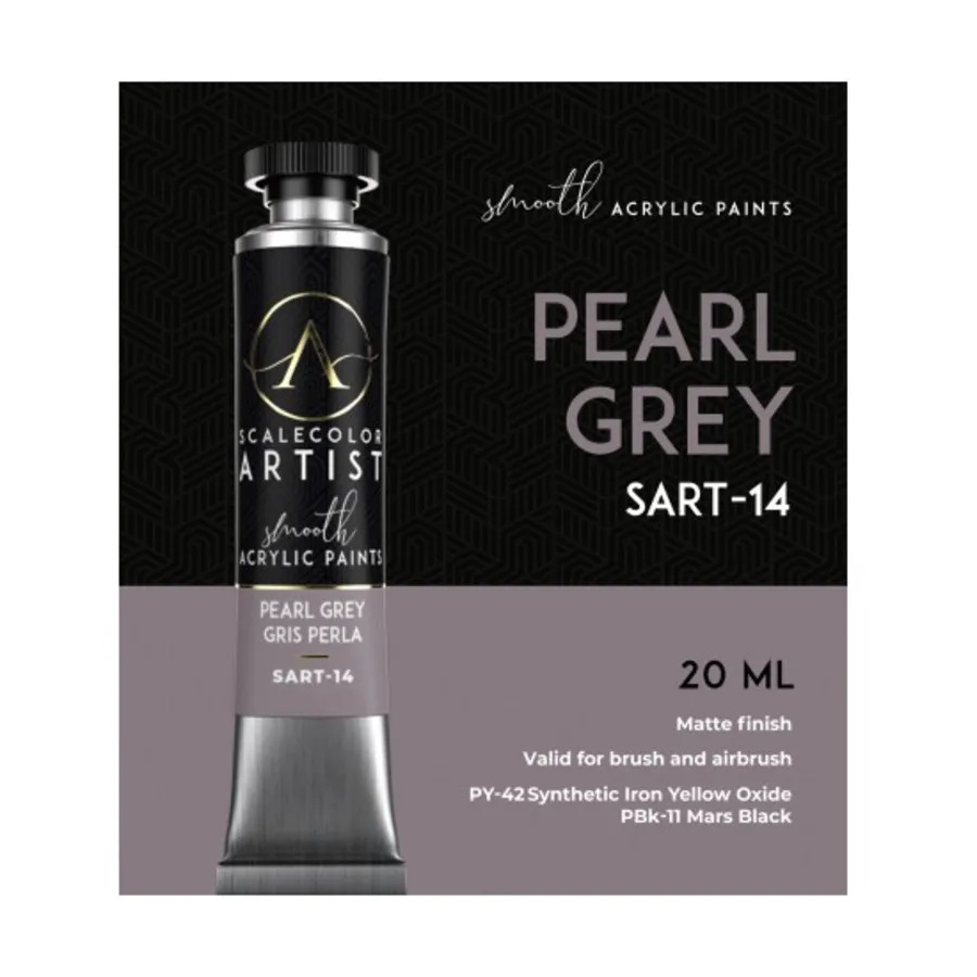 

Жемчужно-серый, Scalecolor Artist Paints - Browns, Greys, Whites, Blacks