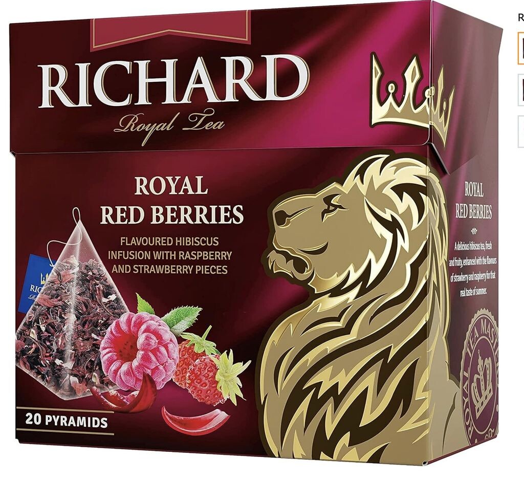 

Richard TeaRoyal Red Berries 20 пакетиков-пирамидок Sonstige