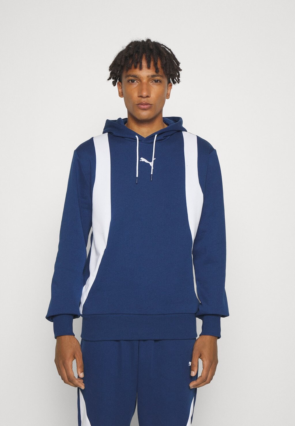

Худи Puma Formstrip Hoodie, персидский синий / белый