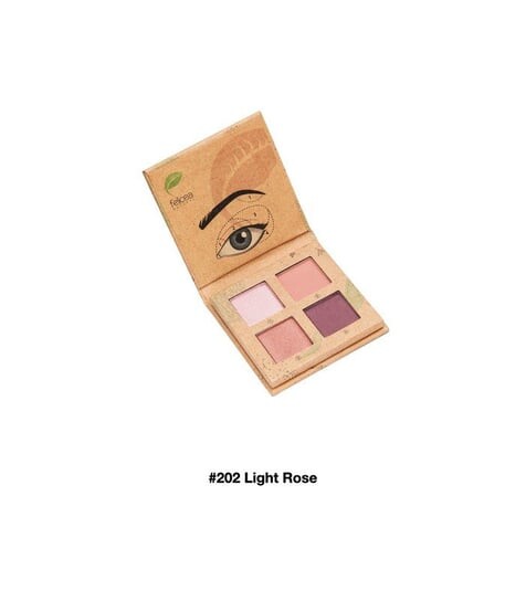 

Палитра из четырех натуральных теней для век Light Rose, 3,2 г, Felicea