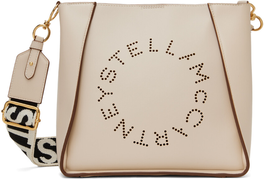

Белая сумка через плечо с логотипом Stella Mccartney