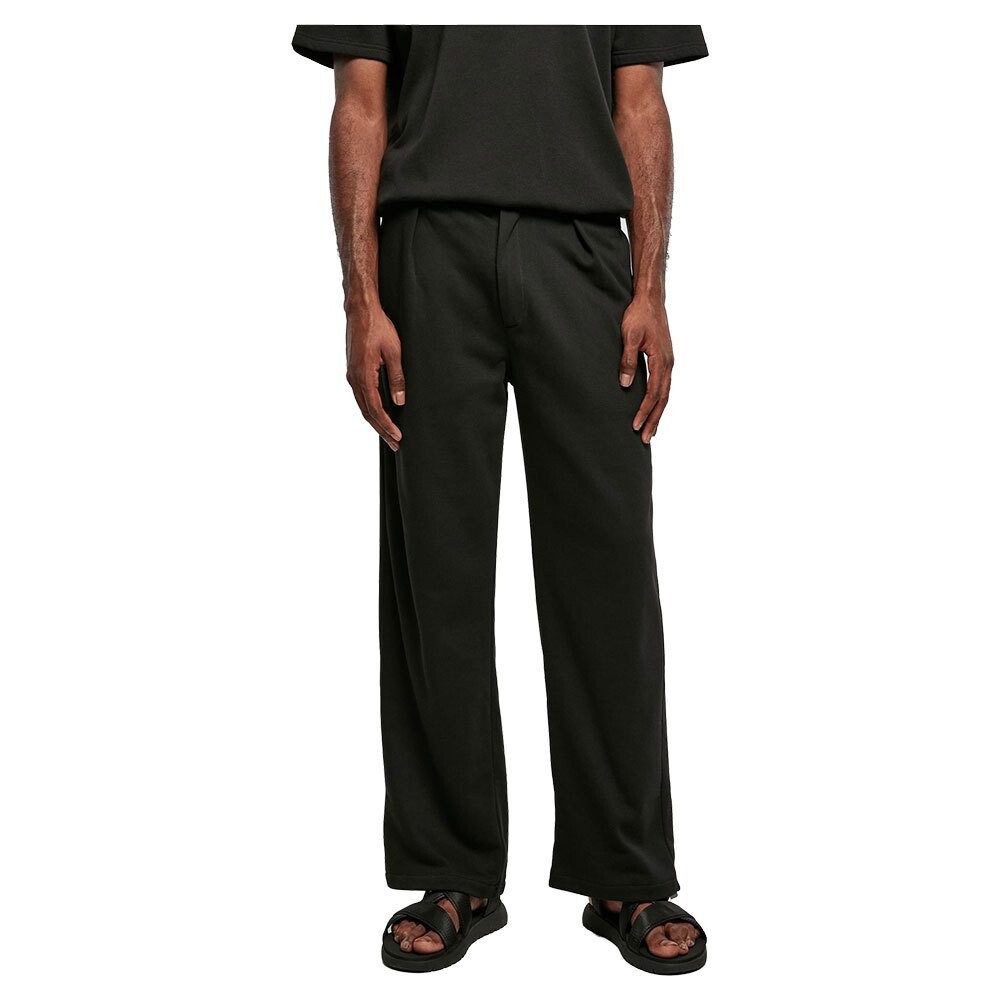 

Брюки Urban Classics Front Pleated Tracksuit, черный