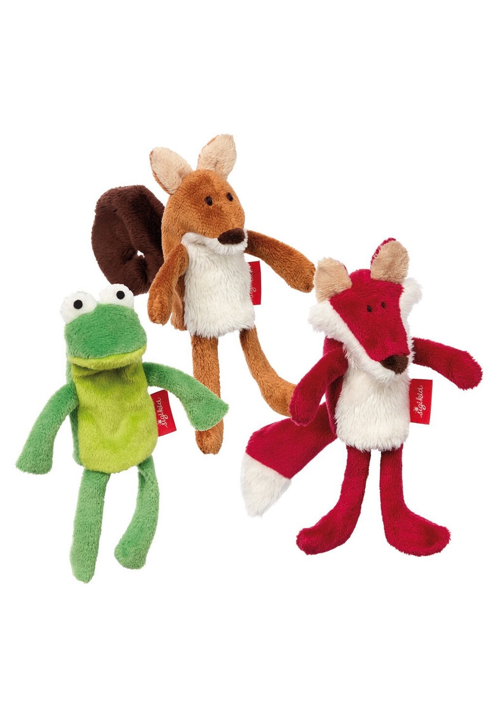 

Мягкая игрушка PACK OF 3 FINGERPUPPEN SET MY LITTLE THEATRE sigikid, цвет grün