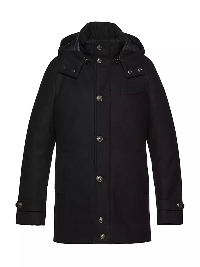 

Полушерстяная пуховая парка City Active Norwegian Wool, черный