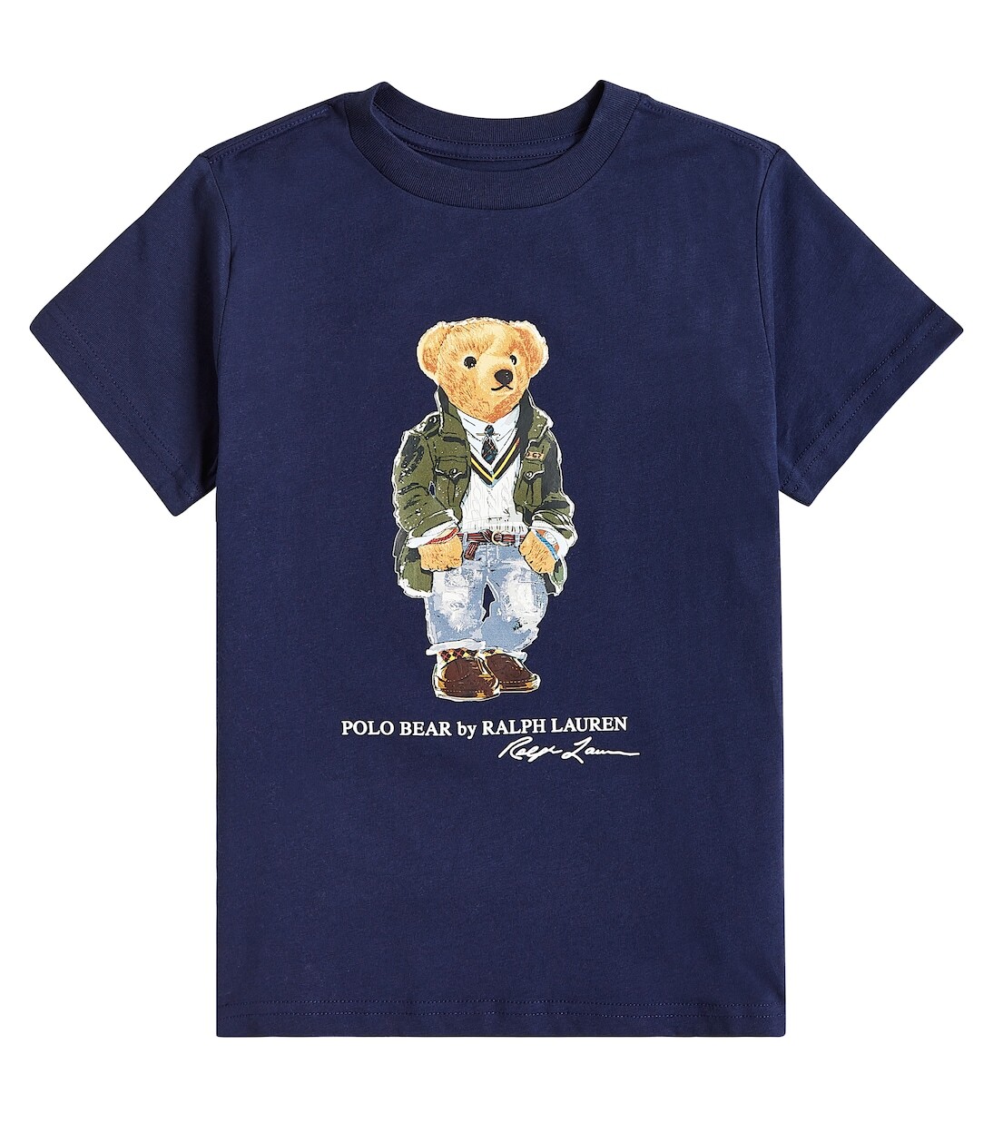 

Футболка polo bear из хлопкового джерси Polo Ralph Lauren, синий