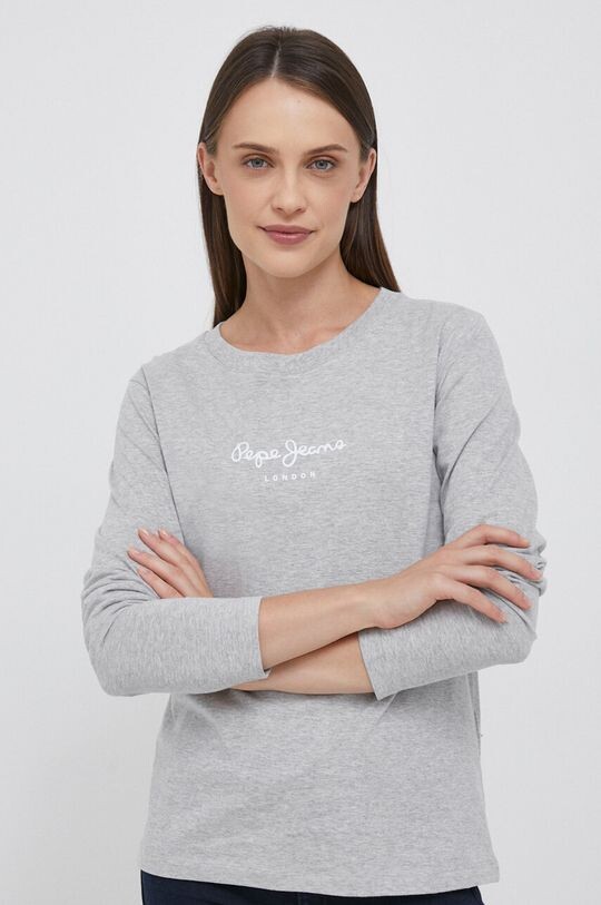 

WENDYS LS хлопок с длинными рукавами Pepe Jeans, серый