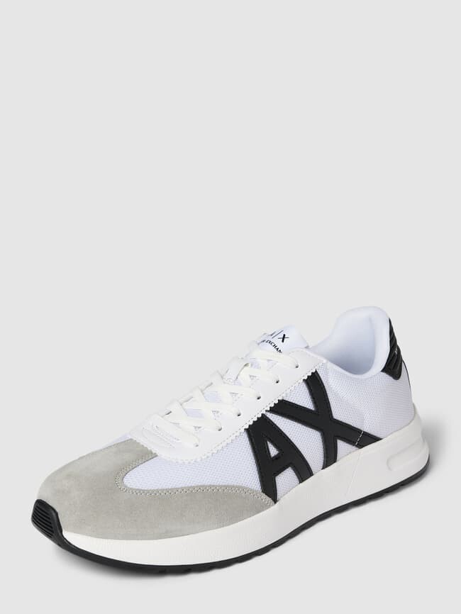 

Кроссовки с лейблом ARMANI EXCHANGE, белый
