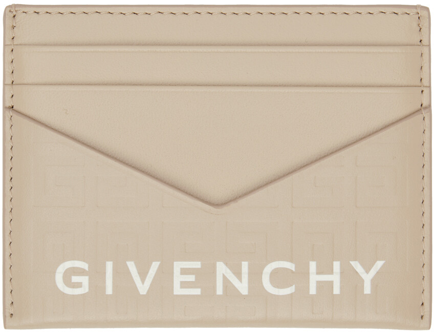 

Бежевый визитница Giv Cut Natural Givenchy