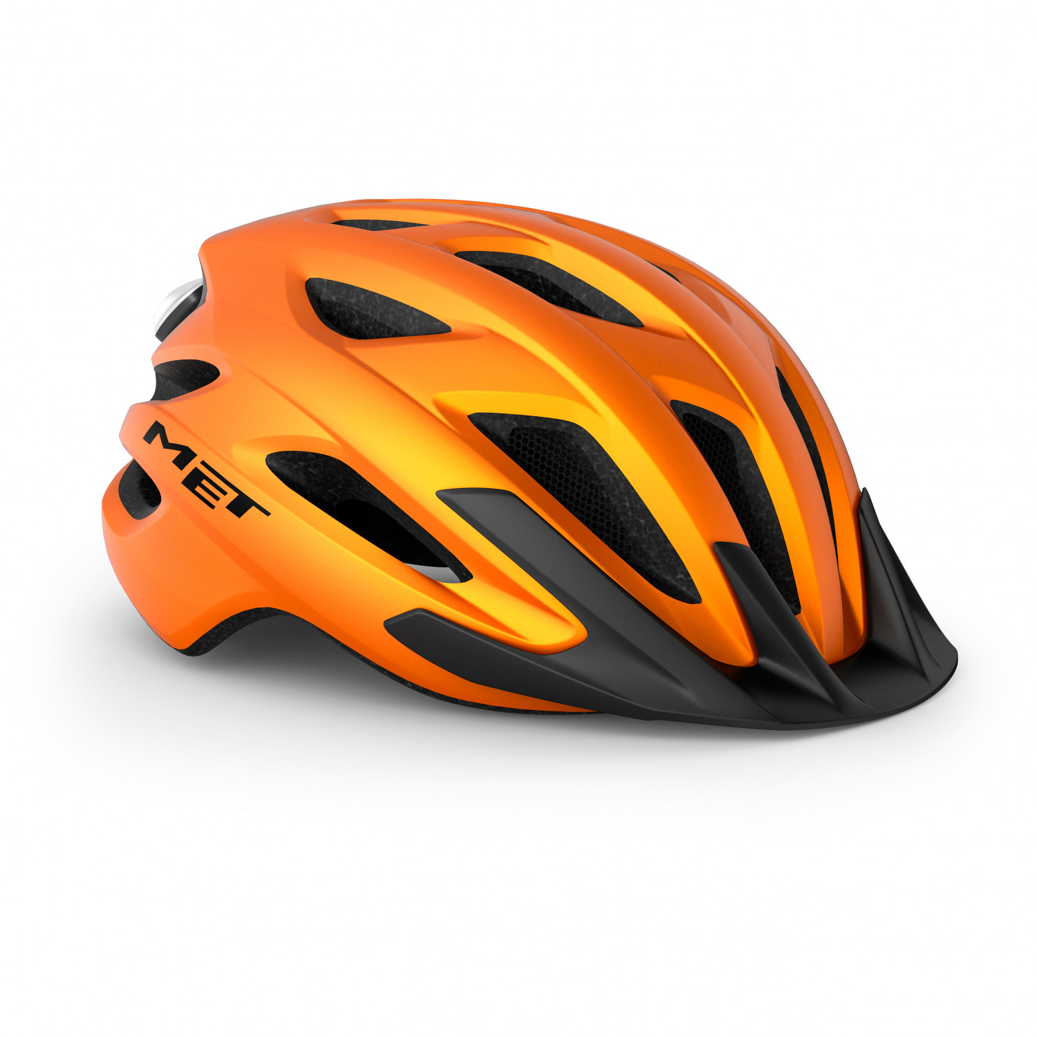 Велосипедный шлем Met Crossover, оранжевый