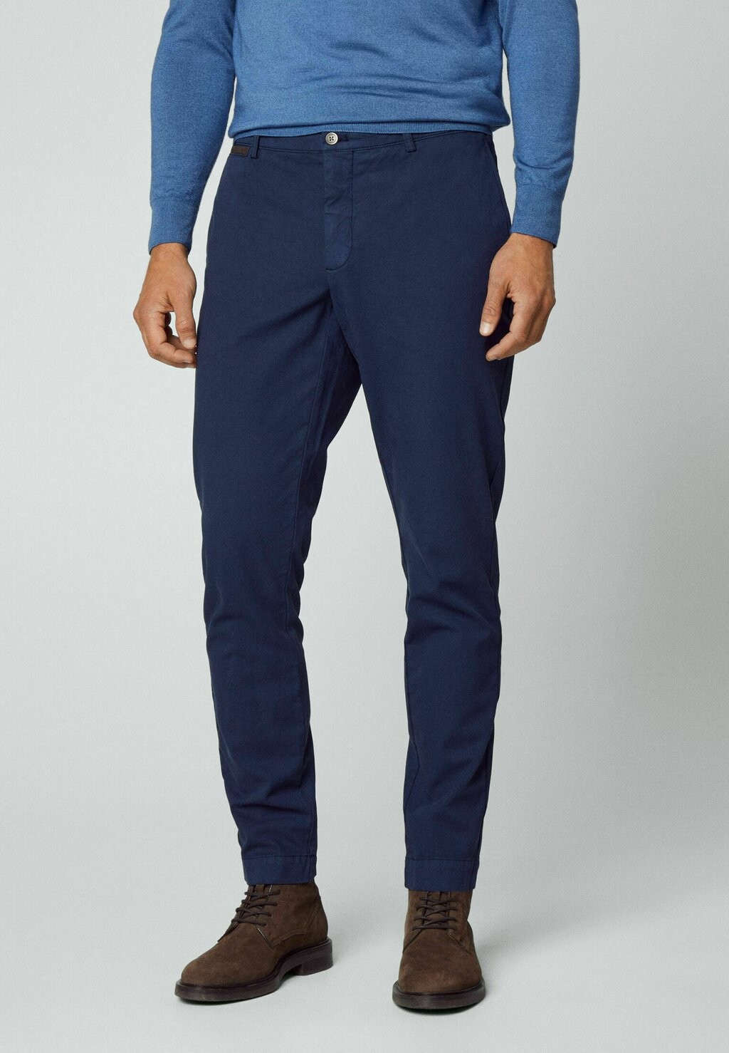 

Чиносы Hoxton Hackett London, цвет navy blazer