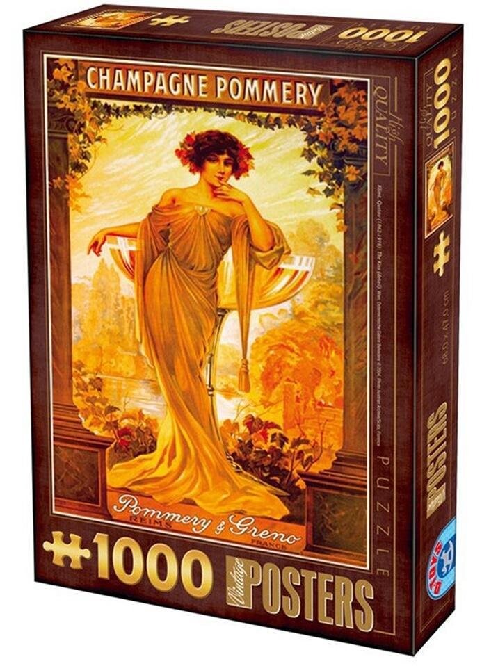 

D-Toys, пазлы, старые постеры, реклама духов, 1000 шт.