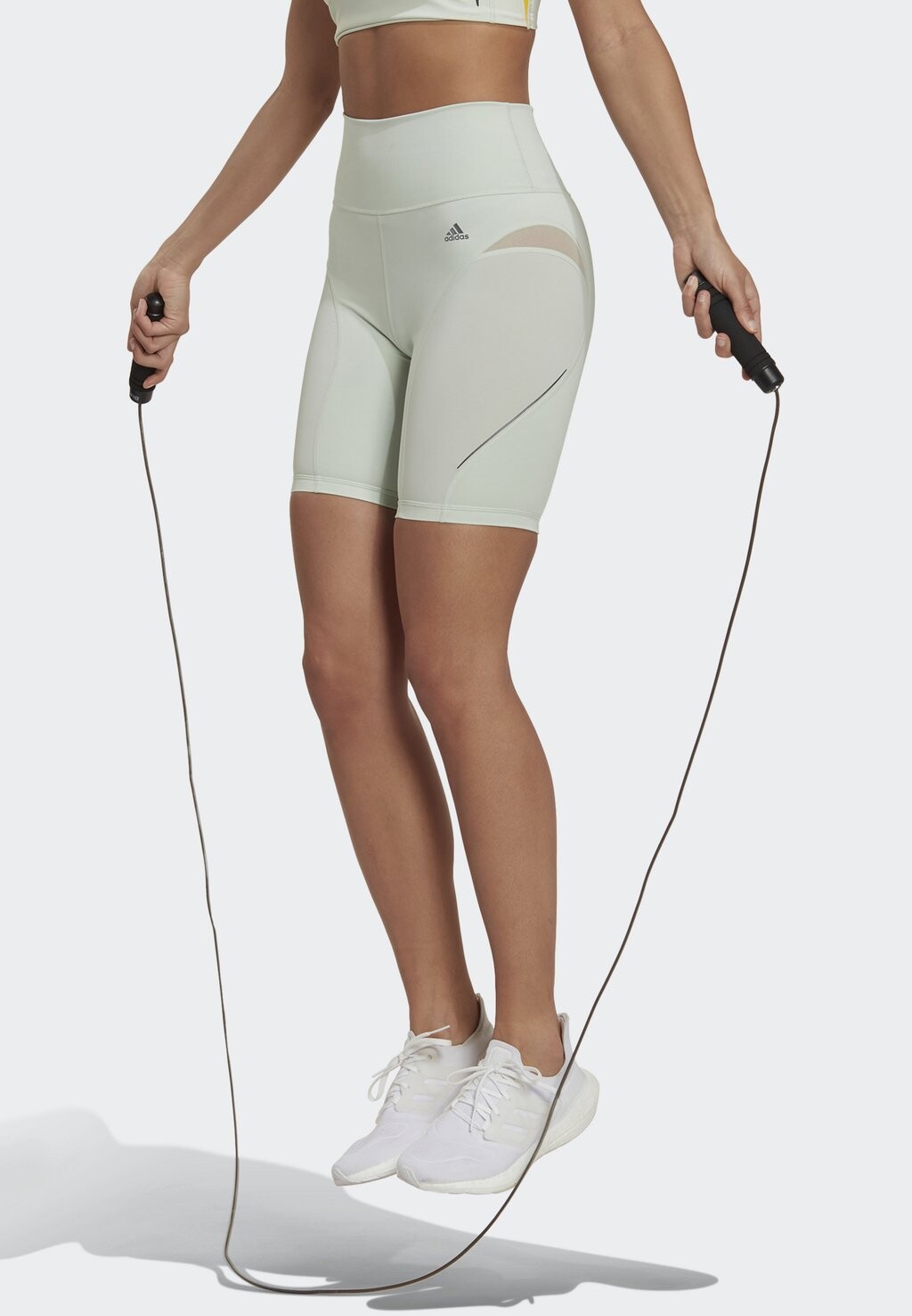 

Тайтсы Adidas Tlrd Sho Tig, лен зеленый, Коричневый