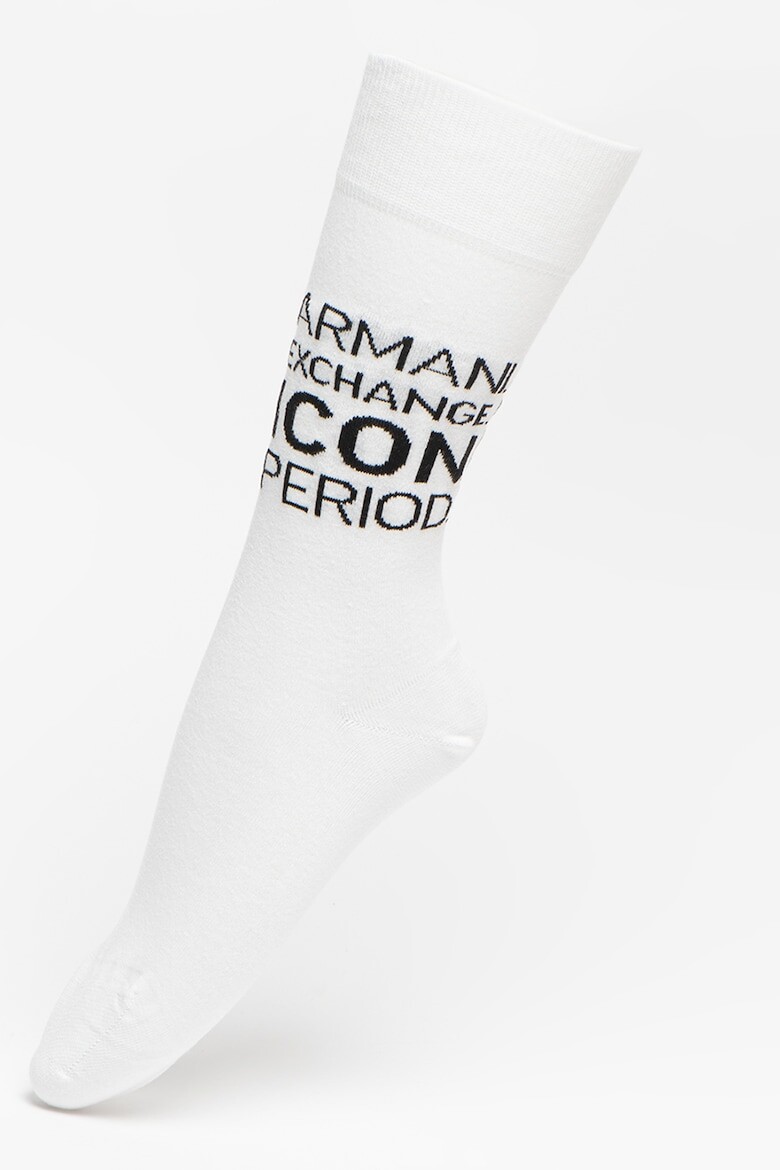 

Носки с логотипом Armani Exchange, белый