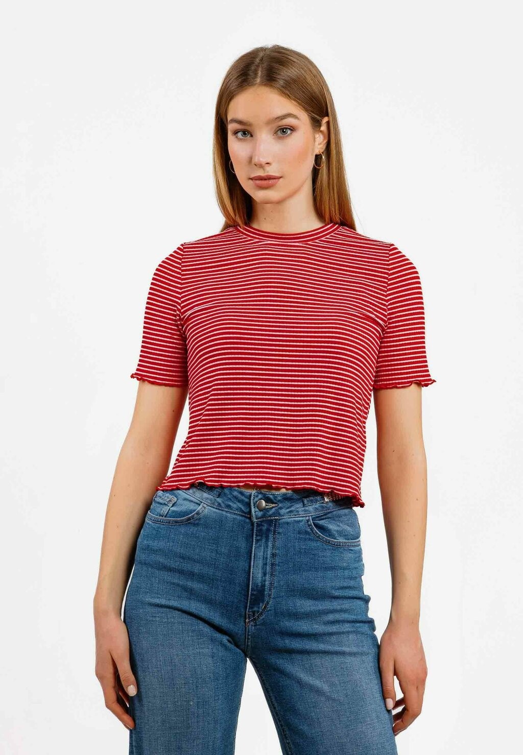 

Футболка с принтом AMDS JEANS, красный