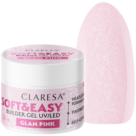 Строительный Гель Glam Pink 12G Claresa Soft&Easy фотографии