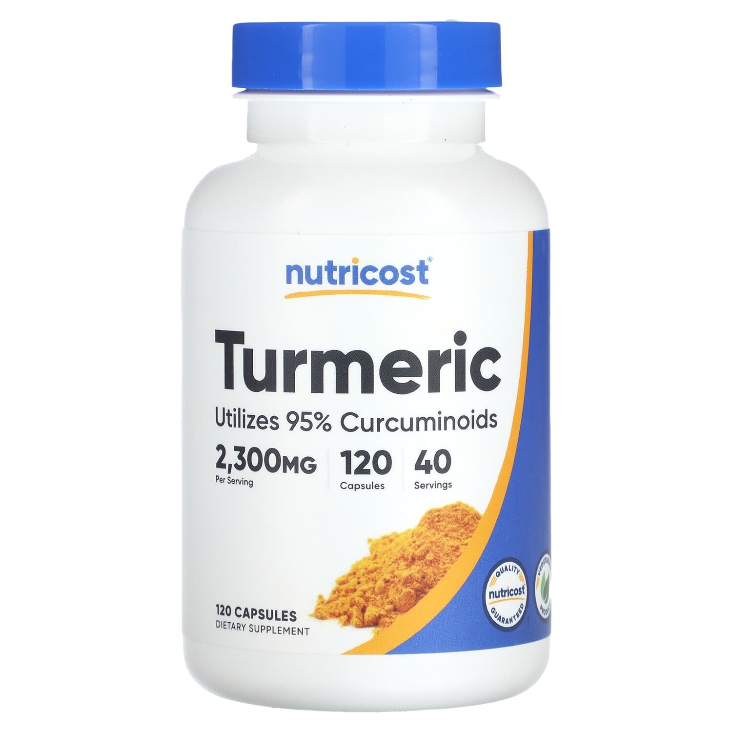 

Куркума, 766 мг, 120 капсул, Nutricost