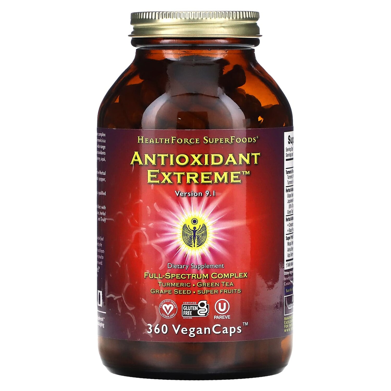 

Antioxidant Extreme, версия 9, 360 капсул VeganCaps, HealthForce Superfoods