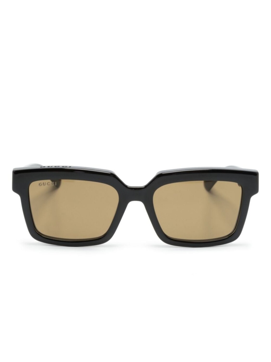 

Очки-клипоны в прямоугольной оправе Gucci Eyewear, черный