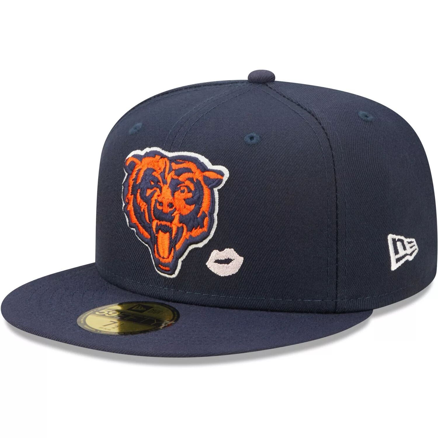 

Мужская приталенная шляпа New Era Navy Chicago Bears Lips 59FIFTY