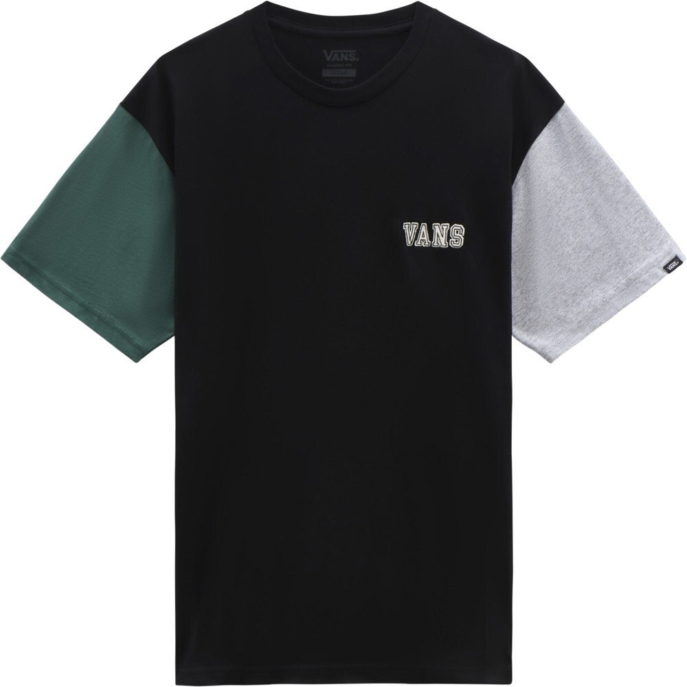 

Футболка Vans Colorblock Varsity Ss Tee, черный