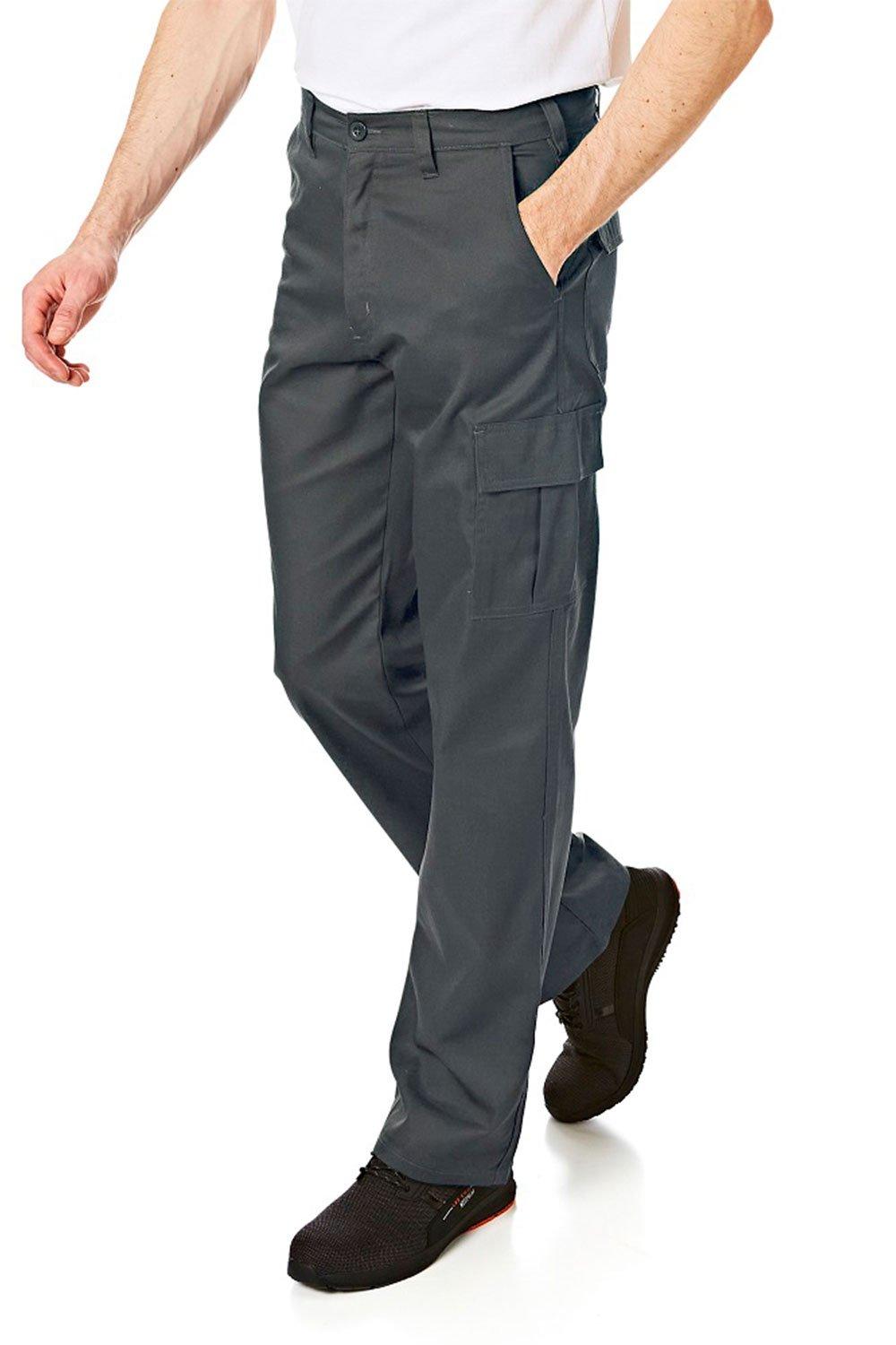 Классические брюки карго Lee Cooper Workwear, серый карго lee размер 32 черный