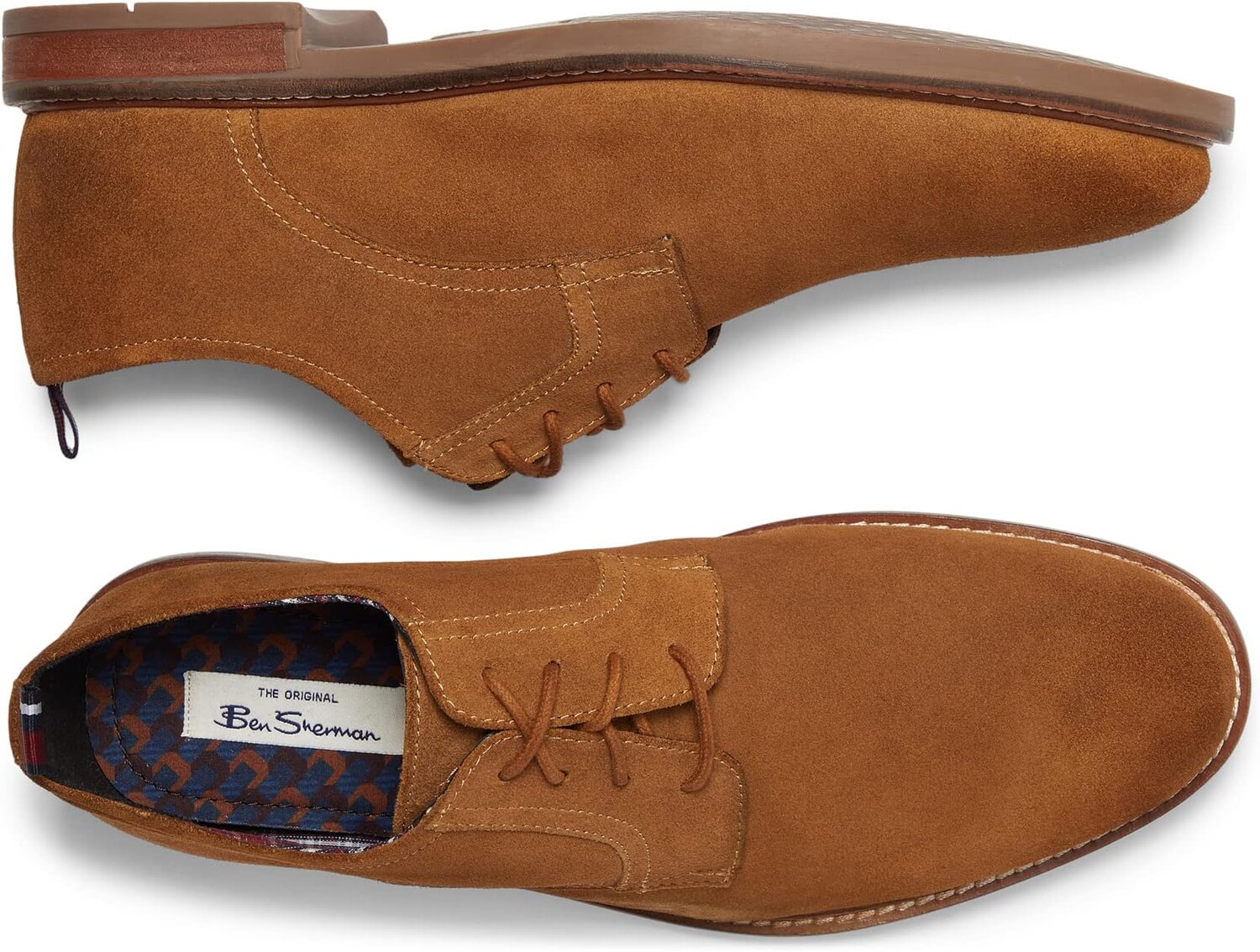 

Оксфорды Birk Plain Toe Ben Sherman, цвет Ginger