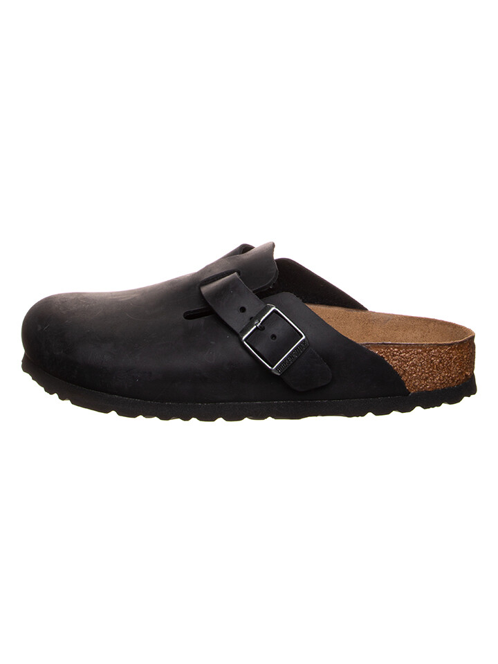 

Сабо Birkenstock Leder Clogs Boston, черный