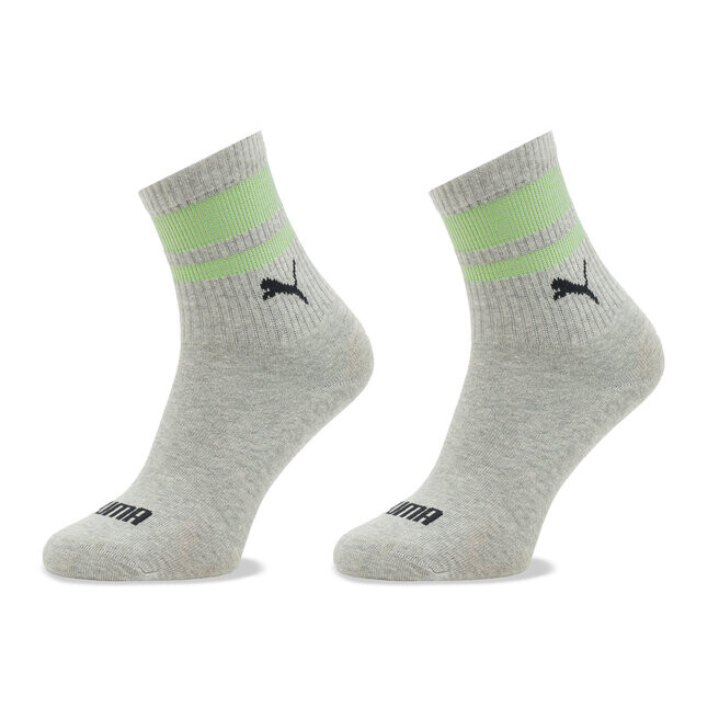 

Носки Puma UnisexHeritage, 2 шт, зеленый/серый