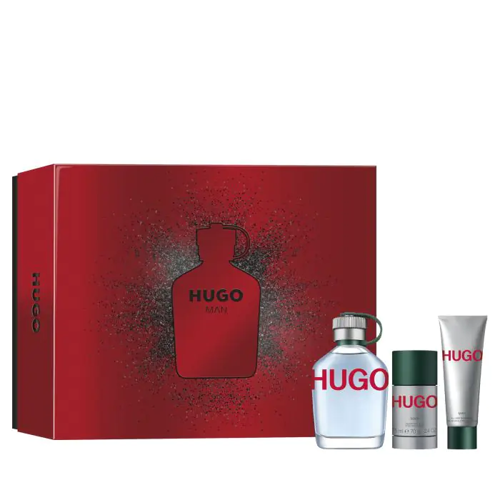 цена Мужская туалетная вода Hugo Man Eau de Toilette Estuche Hugo Boss, EDT 125 ml + Desodorante 75 ml + Gel 50 ml