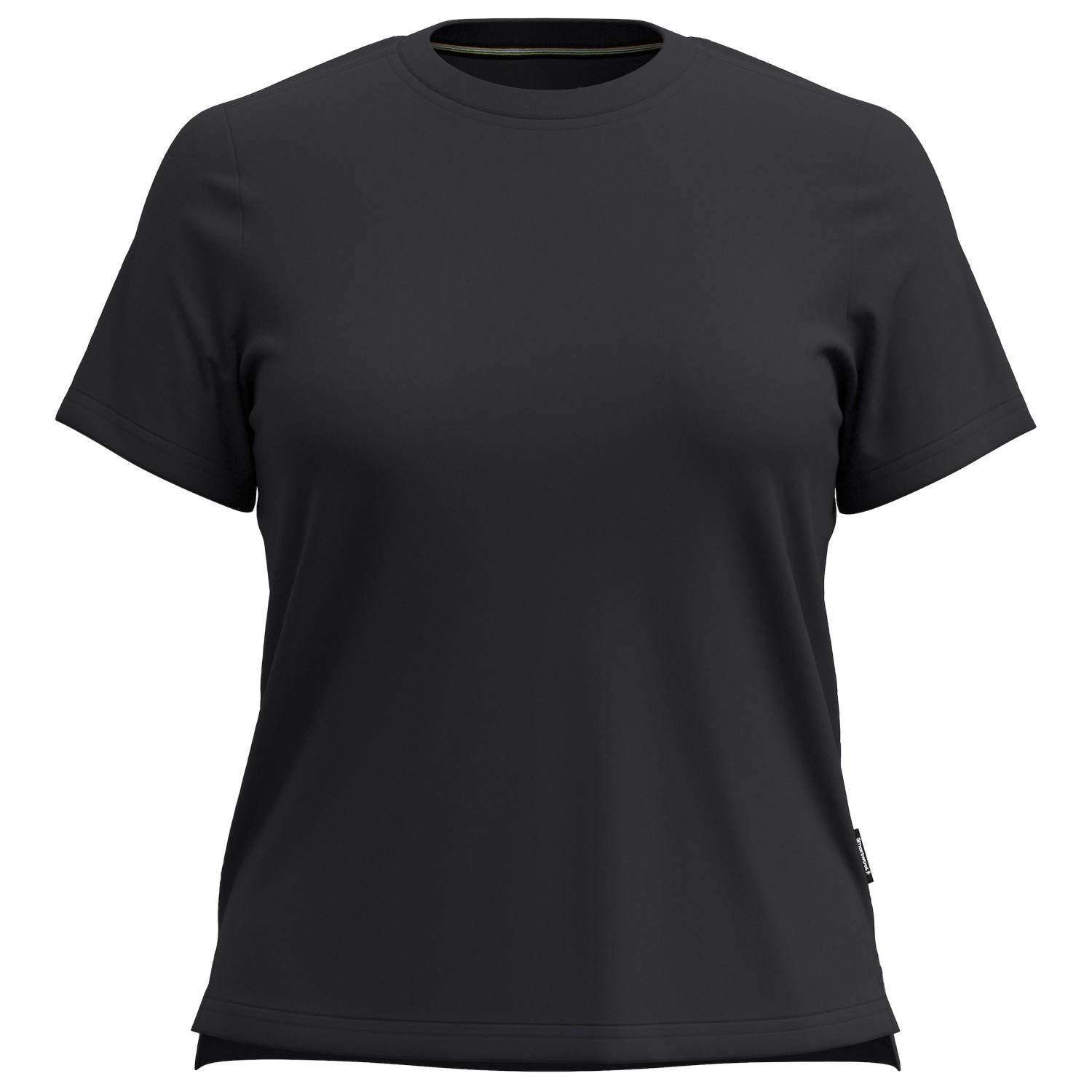 Рубашка из мериноса Smartwool Women's Perfect Crew Tee, черный