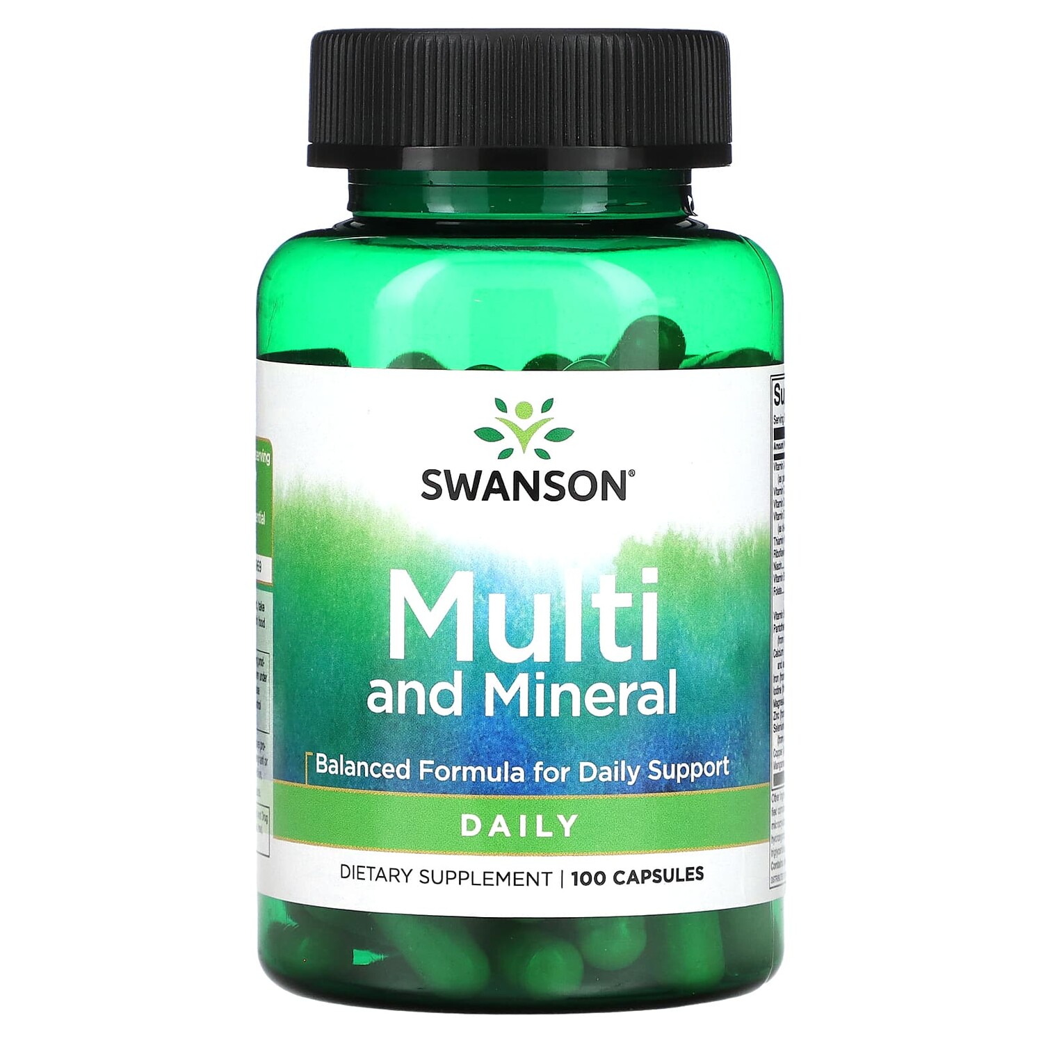 

Мультивитамины и минералы, 100 капсул, Swanson