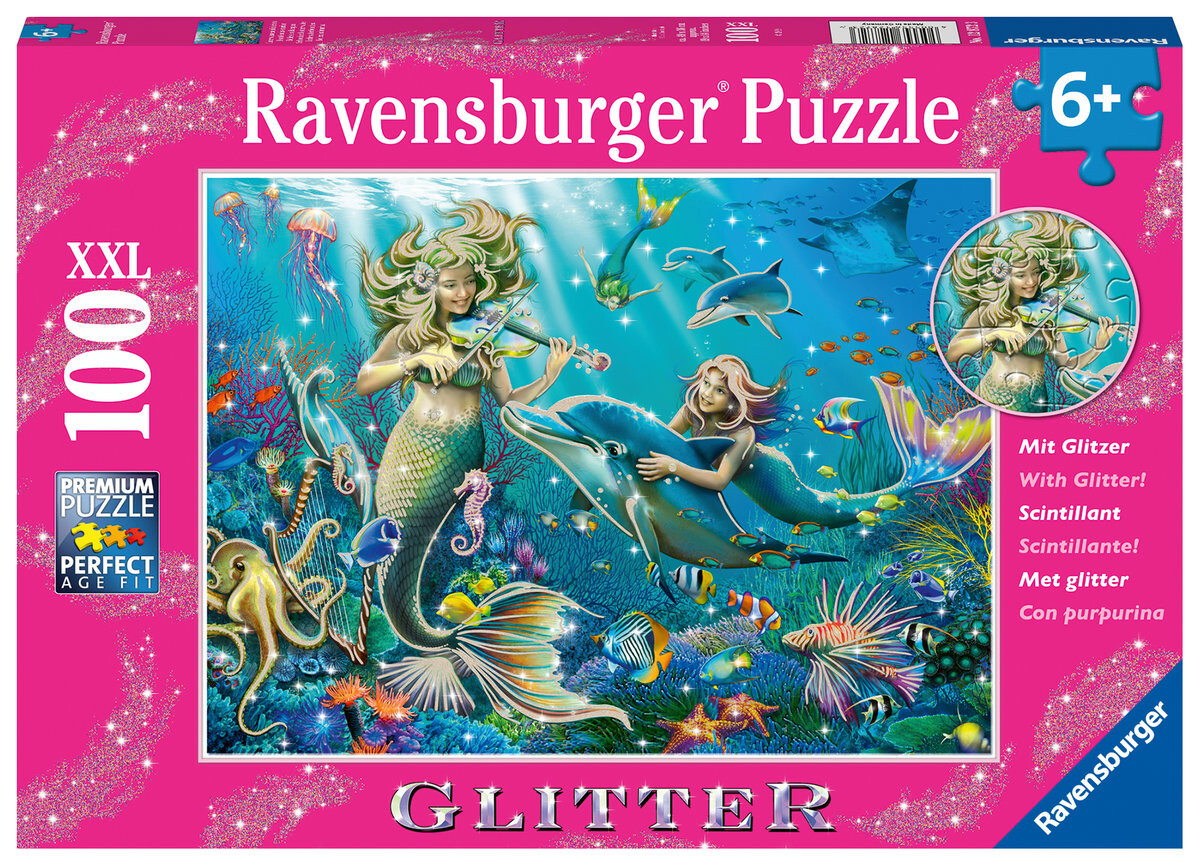 

Пазл Ravensburger для детей XXL Подводные красавицы, 100 шт.