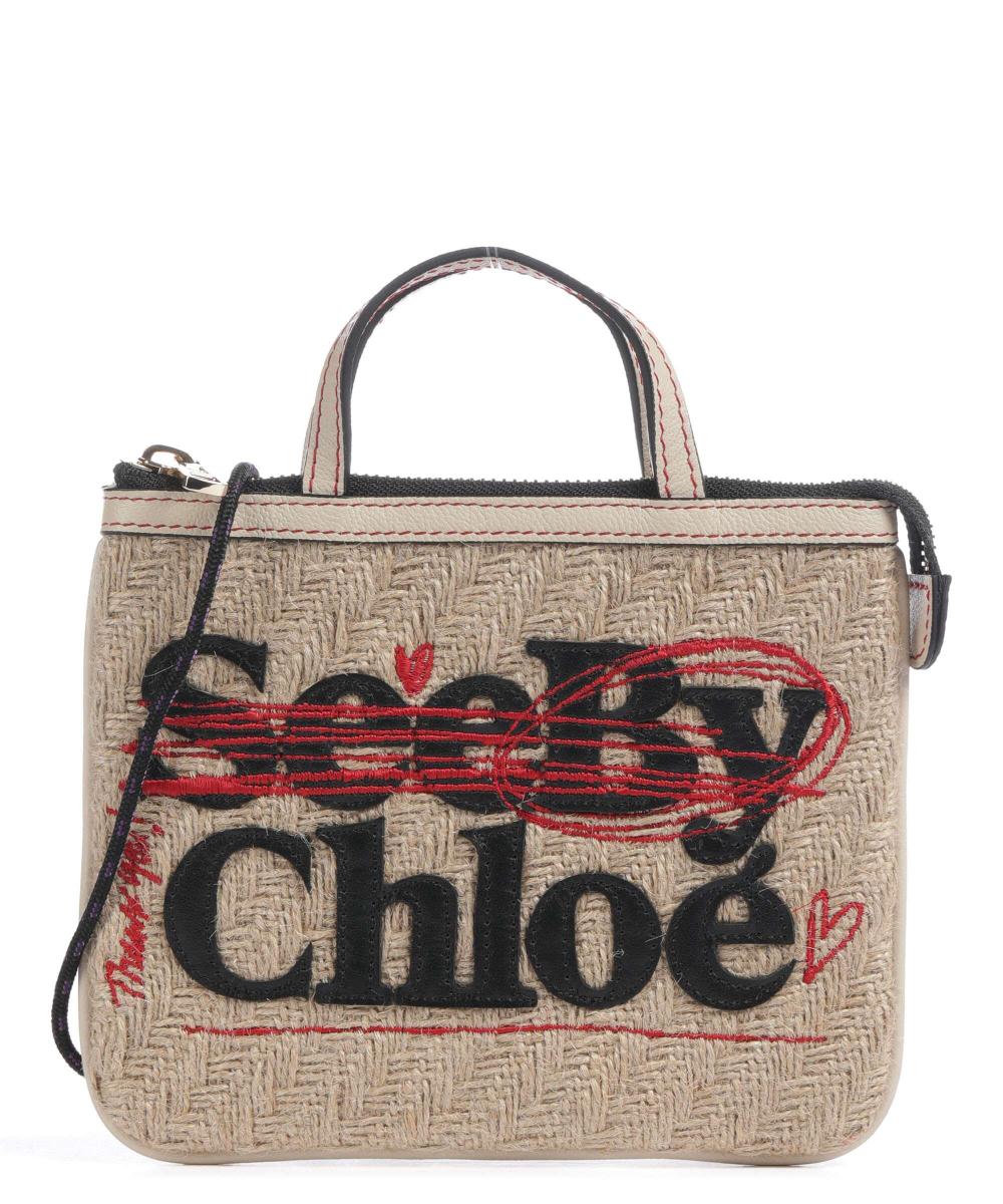 Текстильная сумка через плечо See By Bye See By Chloé, бежевый